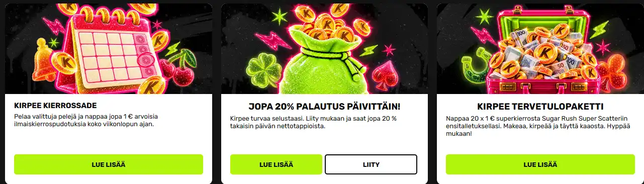kirpee casino promotions 